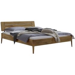 Hasena Bett Castello Braun Holz 160 x 200 cm - Farbe: natur - Material: Wildeiche - Bett