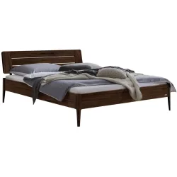 Hasena Bett Castello Braun Holz 180 x 200 cm - Farbe: natur - Material: Nussbaum - Bett