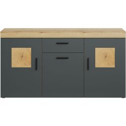 Sideboard Henderson Braun Holzwerkstoff 160 cm 86 cm - Farbe: eiche - Sideboard