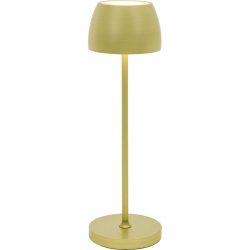 Tischlampe Lana Bronze/Gelb Aluminium/Kunststoff - Farbe: messing - LED - Tischlampe- LED Energiesparlampe