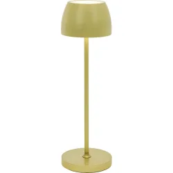 Tischlampe Lana Bronze/Gelb Aluminium/Kunststoff - Farbe: messing - LED - Tischlampe- LED Energiesparlampe