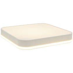 Deckenlampe Liv Weiss Metall/Kunststoff 41 cm 6.5 cm - LED - Lichtfarbe: Extra warmweiss - Helles Neutralweiss - Deckenlampe- LED Energiesparlampe