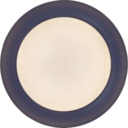Deckenlampe Colin Lila/Schwarz Kunststoff 40 cm 9.5 cm - Farbe: schwarz/violett - LED - Lichtfarbe: Extra warmweiss - Deckenlampe- LED