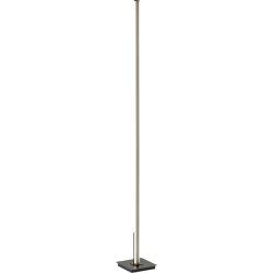 Stehlampe Alenia Schwarz Kunststoff/Metall 18 cm 150 cm - Farbe: anthrazit - LED - Lichtfarbe: Extra warmweiss - Material: Metall/Kunststoff -