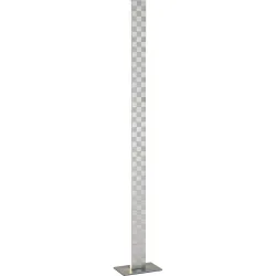 Stehlampe Elva Grau Metall 22 cm 137.3 cm - LED - Lichtfarbe: Extra warmweiss - Helles Neutralweiss - Stehlampe- LED Energiesparlampe