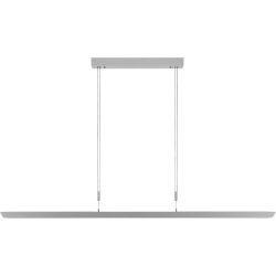 Pendellampe Milla Grau Aluminium/Eisen 152 cm 150 cm - LED - Lichtfarbe: Extra warmweiss - Pendellampe- LED Energiesparlampe