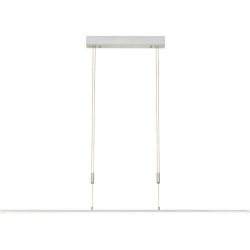 Pendellampe Sophie Silber Aluminium/Eisen 118 cm 150 cm - LED - Lichtfarbe: Extra warmweiss - Tageslichtweiss - Pendellampe- LED Energiesparlampe