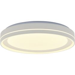 Deckenlampe Lyra Weiss Kunststoff 50 cm 9 cm - LED - Lichtfarbe: Extra warmweiss - Helles Neutralweiss - Deckenlampe- LED Energiesparlampe