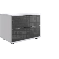 Nachttisch Metac Weiss Holzwerkstoff 52 cm - Nachttisch