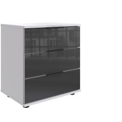 Nachttisch Metac Weiss Holzwerkstoff 52 cm - Nachttisch