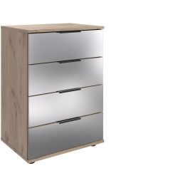 Nachttisch Metac Braun Holzwerkstoff 52 cm - Farbe: Eiche Nachbildung - Nachttisch