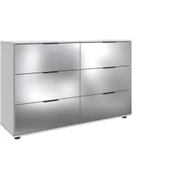Kommode Metac Weiss Holzwerkstoff 130 cm 41 cm - Kommode