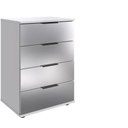 Nachttisch Metac Weiss Holzwerkstoff 52 cm - Nachttisch
