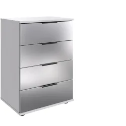 Nachttisch Metac Weiss Holzwerkstoff 52 cm - Nachttisch