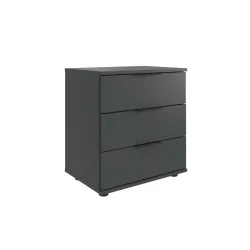 Nachttisch Metaa Grau Holzwerkstoff 52 cm - Farbe: graphit - Nachttisch