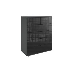 Kommode Metac Grau Holzwerkstoff 82 cm 42 cm - Farbe: graphit - Kommode