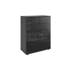 Kommode Metac Grau Holzwerkstoff 82 cm 42 cm - Farbe: graphit - Kommode