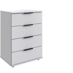 Nachttisch Metaa Weiss Holzwerkstoff 52 cm - Nachttisch