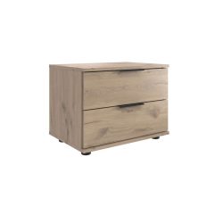 Nachttisch Metaa Braun Holzwerkstoff 52 cm - Farbe: Eiche Nachbildung - Nachttisch