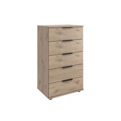 Kommode Metaa Braun Holzwerkstoff 49 cm 41 cm - Farbe: Eiche Nachbildung - Kommode