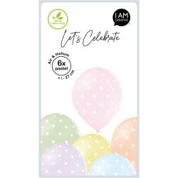 Luftballons I am creative Mehrfarbig Kautschuk - Farbe: pastell - Material: Naturkautschuk - Luftballons