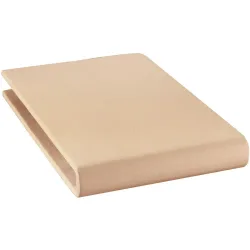 Fixleintuch Mara Orange Baumwolle 90 cm 200 cm - Farbe: pfirsich - Material: 94% Bio Baumwolle GOTS / 6% Elasthan - Fixleintuch