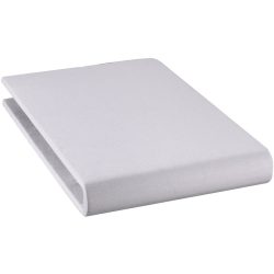 Fixleintuch Rahel Silber Baumwolle 160 cm 30 cm - Material: 94% Bio Baumwolle GOTS / 6% Elasthan - Fixleintuch