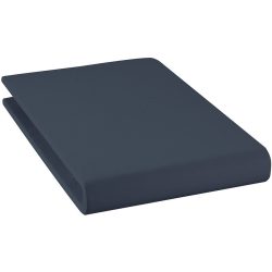 Fixleintuch Jael Blau Baumwolle 180 cm 200 cm - Material: 94% Bio Baumwolle GOTS / 6% Elasthan - Fixleintuch