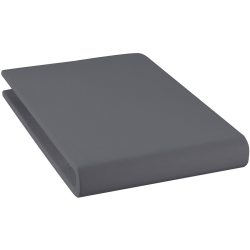 Fixleintuch Jael Grau Baumwolle 90 cm 200 cm - Material: 94% Bio Baumwolle GOTS / 6% Elasthan - Fixleintuch