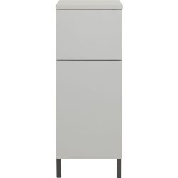 Badmöbel Xenia Grau Holzwerkstoff 30 cm 35 cm 84 cm - Farbe: hellgrau - Badmöbel