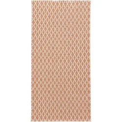 HORREDSMATTAN Outdoor-Teppich Eye Rot 70 cm 350 cm - Farbe: Rust - Material: Mischgewebe - Outdoor-Teppich