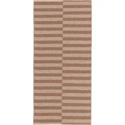 HORREDSMATTAN Outdoor-Teppich Irma Rot 70 cm 400 cm - Farbe: Rust - Material: Mischgewebe - Outdoor-Teppich