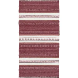 HORREDSMATTAN Outdoor-Teppich Astor Rot 70 cm 320 cm - Farbe: weinrot - Material: Mischgewebe - Outdoor-Teppich