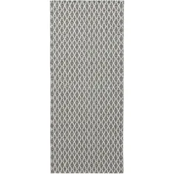 HORREDSMATTAN Outdoor-Teppich Eye Grau 70 cm 100 cm - Material: Mischgewebe - Outdoor-Teppich