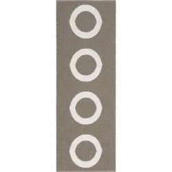 HORREDSMATTAN Outdoor-Teppich Circus Grau 70 cm 400 cm - Farbe: Dunkelgrau - Material: Mischgewebe - Outdoor-Teppich