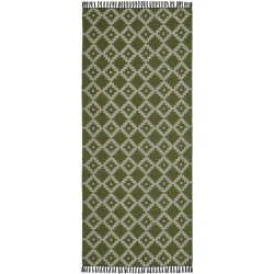HORREDSMATTAN Outdoor-Teppich Leia Grün 80 cm 200 cm - Material: Mischgewebe - Outdoor-Teppich