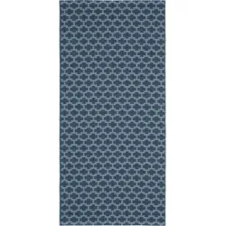 HORREDSMATTAN Outdoor-Teppich Lexi Blau 70 cm 250 cm - Farbe: marine - Material: Mischgewebe - Outdoor-Teppich