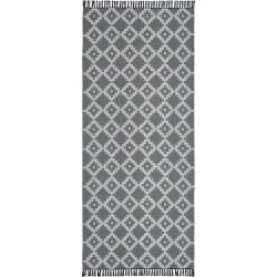 HORREDSMATTAN Outdoor-Teppich Leia Grau 80 cm 250 cm - Material: Mischgewebe - Outdoor-Teppich