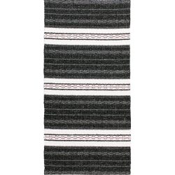 HORREDSMATTAN Teppich Asta Schwarz 70 cm 380 cm - Material: Mischgewebe - Teppich