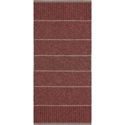 HORREDSMATTAN Teppich Alice Rot 70 cm 150 cm - Farbe: Burgundy - Material: Mischgewebe - Teppich