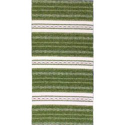 HORREDSMATTAN Teppich Asta Grün 70 cm 220 cm - Farbe: olive - Material: Mischgewebe - Teppich