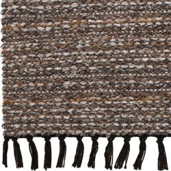 HORREDSMATTAN Teppich Tova Braun Baumwolle/Polyester 70 cm 200 cm - Farbe: Dunkelbraun - Material: Polyester/Baumwolle - Teppich