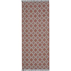 HORREDSMATTAN Teppich Noor Rot 80 cm 200 cm - Farbe: Rust - Material: Mischgewebe - Teppich