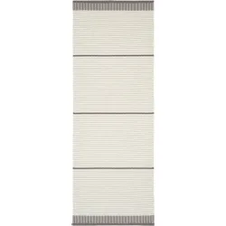 HORREDSMATTAN Teppich Solvik Grau Polyester/Wolle 75 cm 300 cm - Material: Wolle/Polyester - Teppich