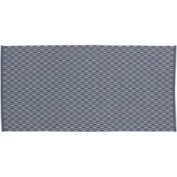 HORREDSMATTAN Teppich Tjörn Blau Polyester/Wolle 75 cm 350 cm - Material: Wolle/Polyester - Teppich