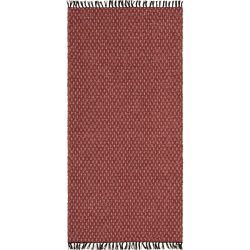 HORREDSMATTAN Teppich Julie Rot 70 cm 150 cm - Material: Mischgewebe - Teppich