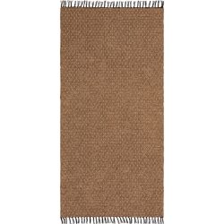 HORREDSMATTAN Teppich Julie Braun 70 cm 100 cm - Farbe: Hellbraun - Material: Mischgewebe - Teppich