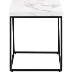 Beistelltisch Simpson Weiss MDF 40 cm - Beistelltisch