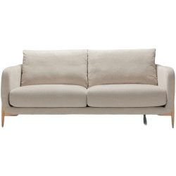 Sofa Leya Beige Stoff 178 cm 92 cm - Farbe: natur - Material: Chenillestoff - Sofa