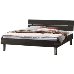 Hasena Bett Anelma Braun Holz 100 x 200 cm - Farbe: akazie - Bett